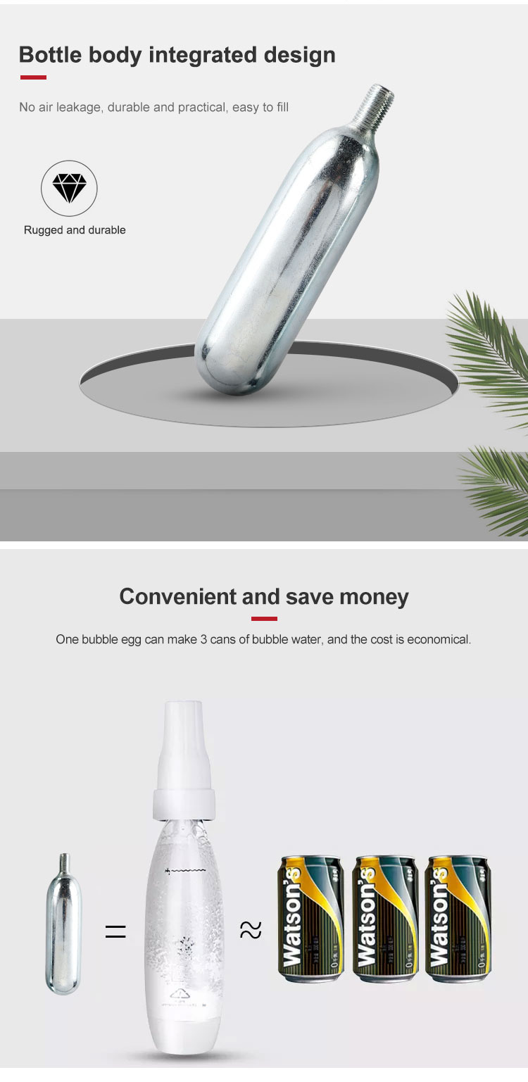 38g CO2 Cartridges for Inflatable Life Jacket