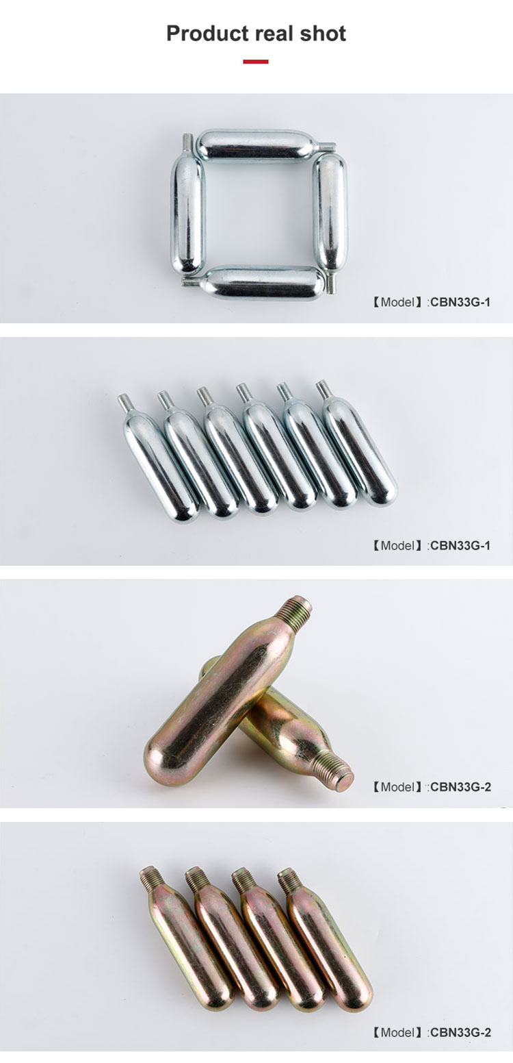 38g CO2 Cartridges for Inflatable Life Jacket