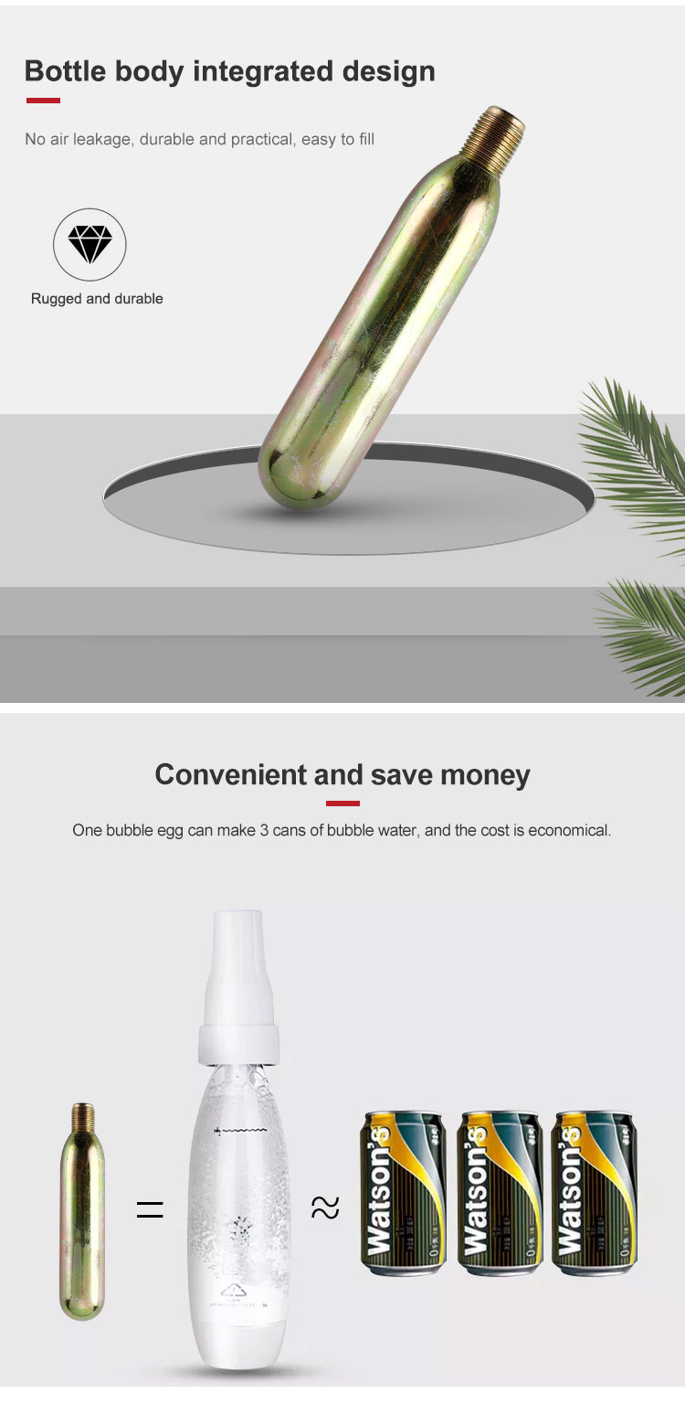 45g CO2 Cartridges Cylinders For Inflatable Life Jacket